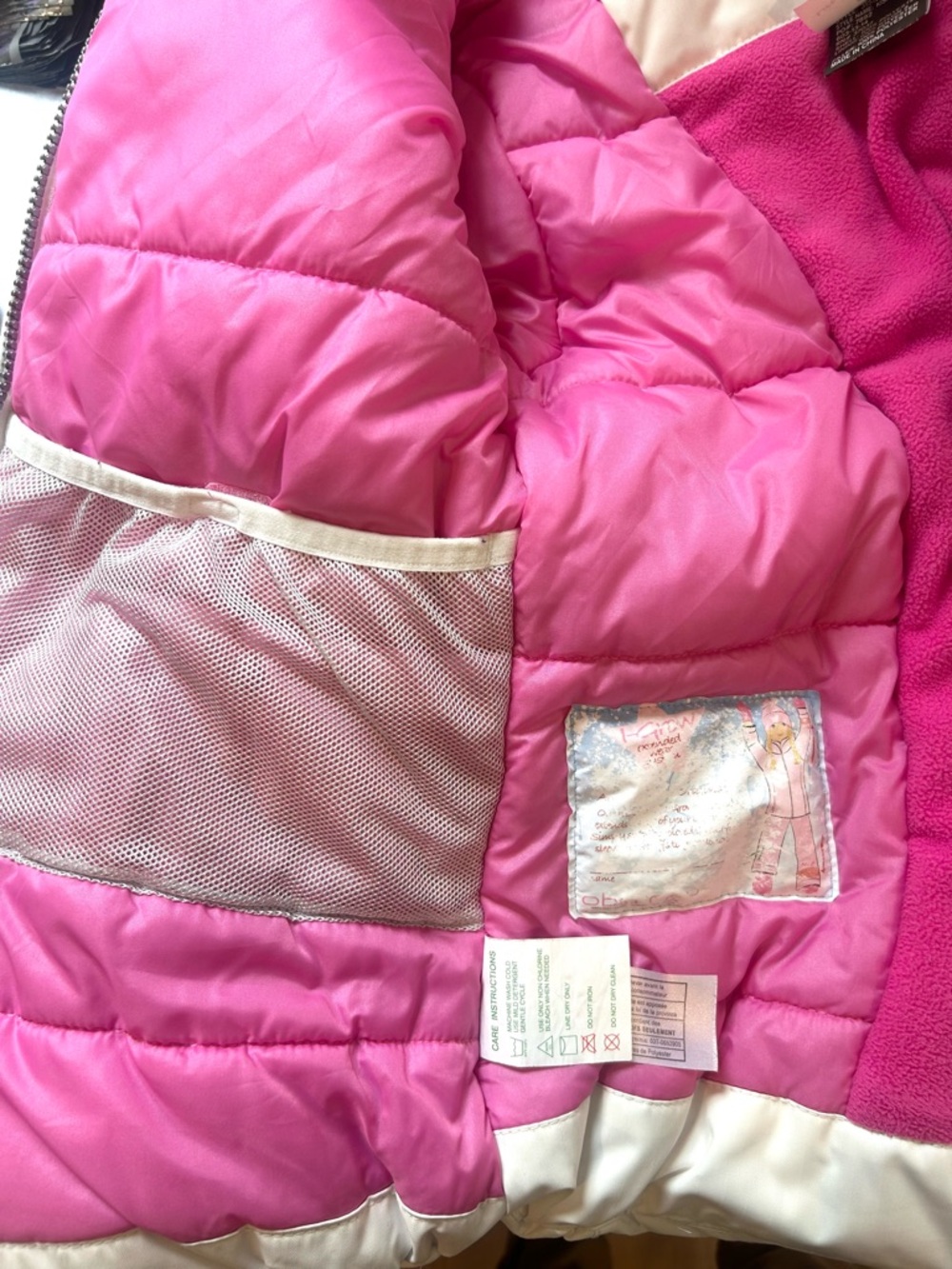 Obermeyer Ski Quilted Puffer Jacket Gorpcore Outdoors Snow Winter Girls 8 - Picture 9 of 11